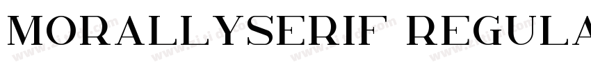 MorallySerif Regular字体转换